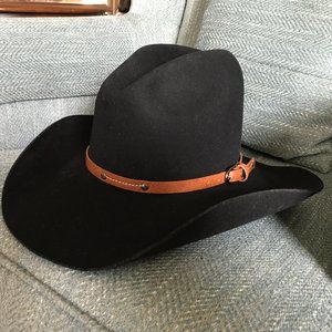 Bailey Tombstone 2X Wool Blend Gus Crown Cowboy Western Hat, 7 1/4 58 Excellent!